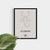 Moon sign poster
